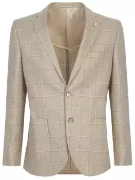 Пиджак из шерсти и шелка