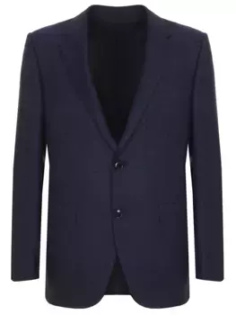 Пиджак из шерсти и шелка