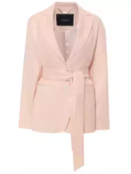 Пиджак из шерсти и шелка