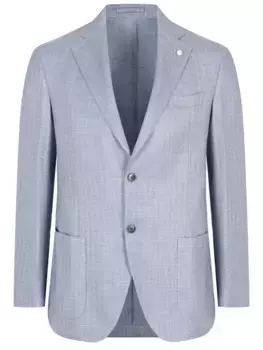 Пиджак из шерсти и шелка