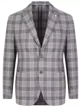 Пиджак из шерсти и шелка