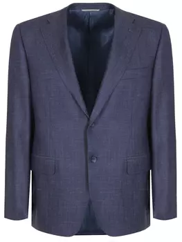 Пиджак из шерсти и шелка CANALI