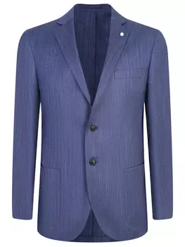 Пиджак из шерсти и шелка