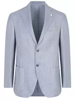 Пиджак из шерсти и шелка LUBIAM