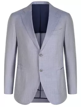 Пиджак из шерсти и шелка LUIGI BIANCHI MANTOVA