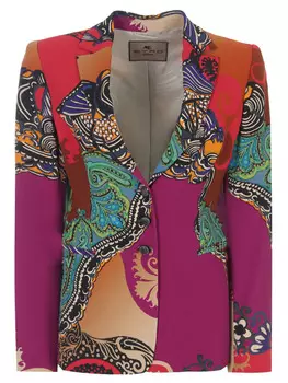 Пиджак из вискозы с принтом ETRO
