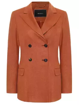 Пиджак изо льна и шерсти