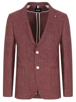 Пиджак изо льна и шерсти BOSS