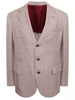 Пиджак изо льна и шерсти BRUNELLO CUCINELLI
