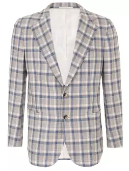 Пиджак кашемировый в клетку STILE LATINO