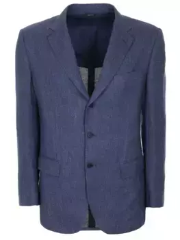 Пиджак классический льняной