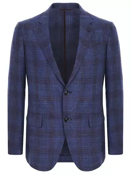Пиджак классический в клетку ZEGNA