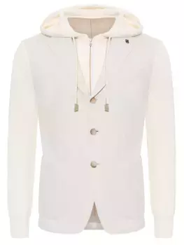 Пиджак комбинированный