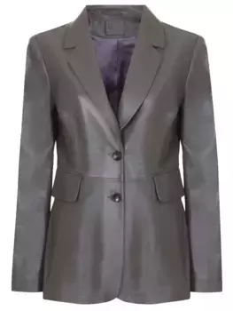 Пиджак кожаный