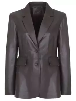 Пиджак кожаный