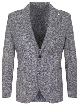 Пиджак меланжевый