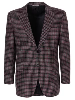 Пиджак однобортный в клетку