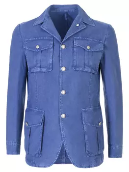 Пиджак с накладными карманами