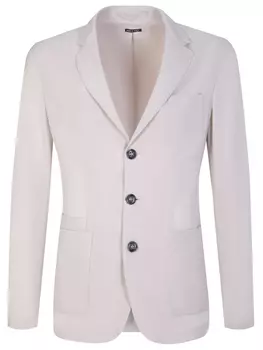 Пиджак с накладными карманами