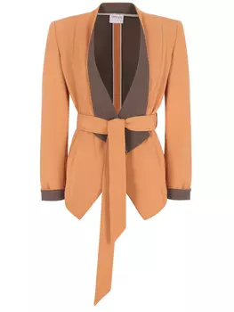 Пиджак с поясом ARMANI COLLEZIONI