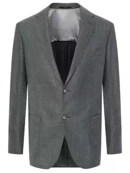 Пиджак Shaped Fit из шерсти и шелка