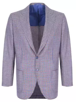 Пиджак шерстяной с накладными карманами