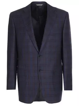 Пиджак шерстяной в клетку