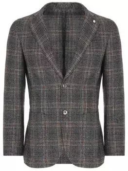 Пиджак шерстяной в клетку