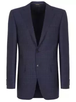 Пиджак шерстяной в клетку