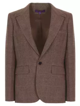 Пиджак шерстяной в клетку