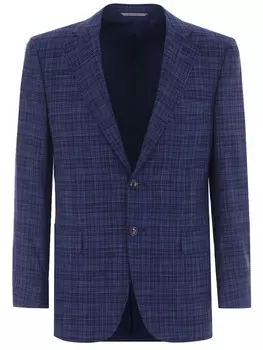 Пиджак шерстяной в клетку CANALI