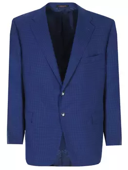 Пиджак шерстяной в клетку CORNELIANI