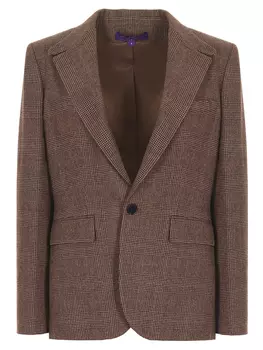 Пиджак шерстяной в клетку RALPH LAUREN