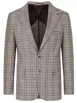 Пиджак шерстяной в клетку TRIMFORTI