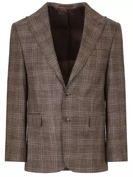 Пиджак шерстяной в клетку TRIMFORTI