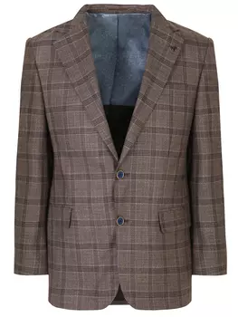 Пиджак шерстяной в клетку TRIMFORTI