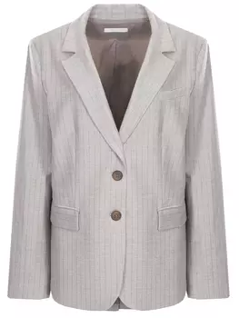 Пиджак шерстяной в полоску TONET