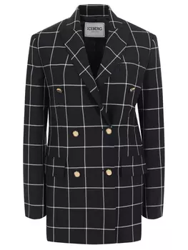 Пиджак в клетку ICEBERG