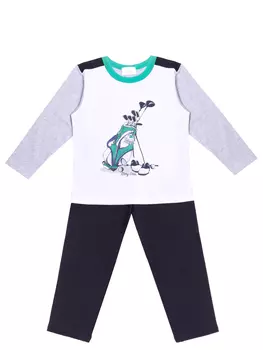 Пижама хлопковая с принтом