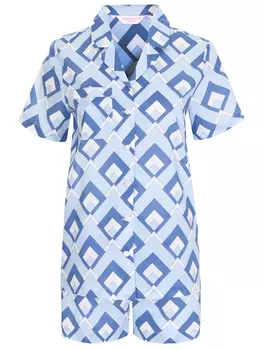 Пижама хлопковая с принтом