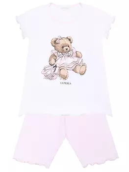 Пижама хлопковая с принтом