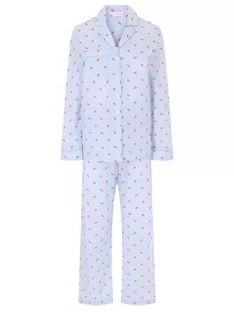 Пижама хлопковая с принтом