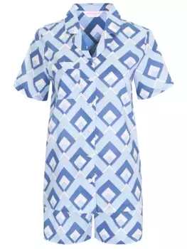 Пижама хлопковая с принтом