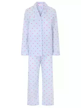 Пижама хлопковая с принтом