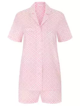 Пижама хлопковая с принтом