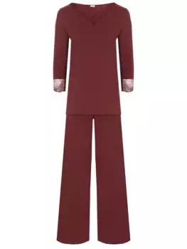 Пижама из модала с кружевом