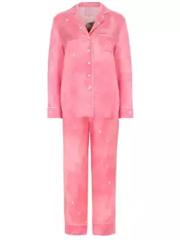 Пижама из вискозы с принтом