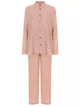 Пижама из вискозы в горох