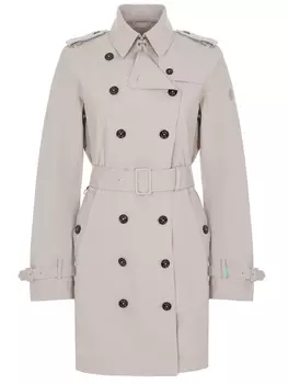 Плащ двубортный