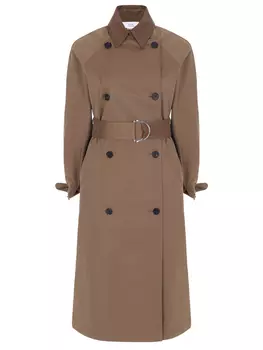 Плащ двубортный